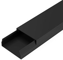 Кабель-канал Промрукав 40x16мм (2000мм) черный (уп. 30м.) картинка